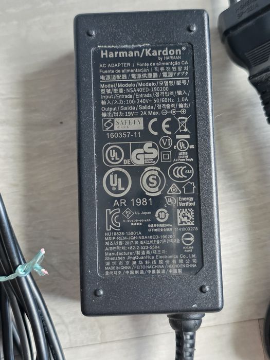 Alimentator boxa Harman Kardon Onyx 19V-2A model NSA40ED-190200