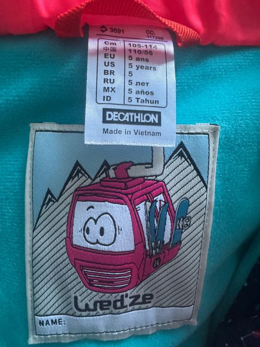Combinezon/Costum de ski călduros și impermeabil