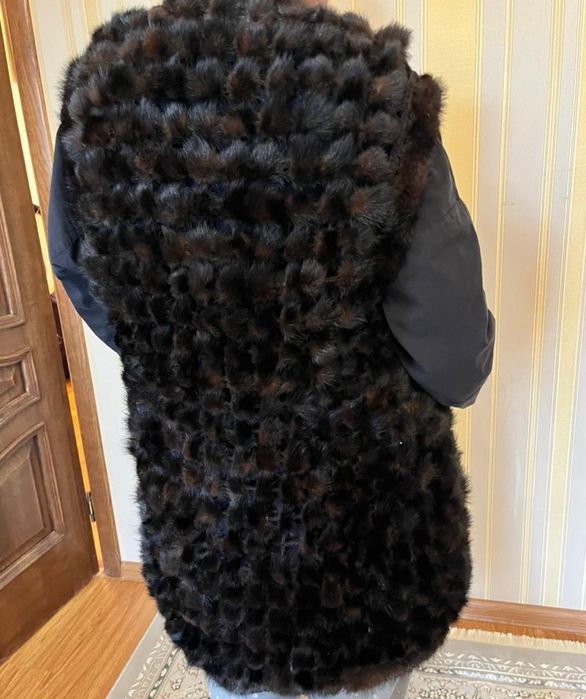 норковый без рукавка