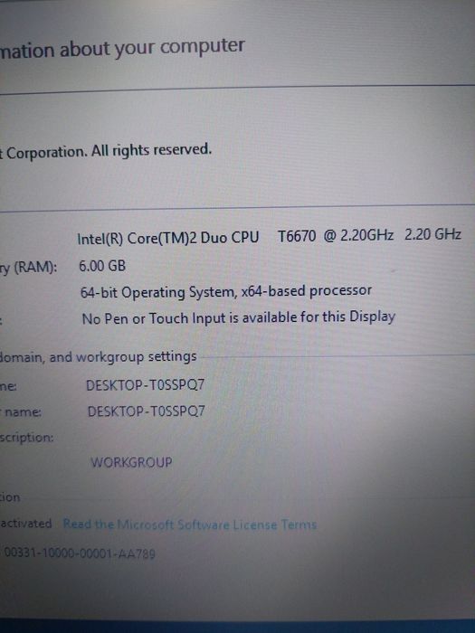 Laptop Lenovo TinkPad SL510