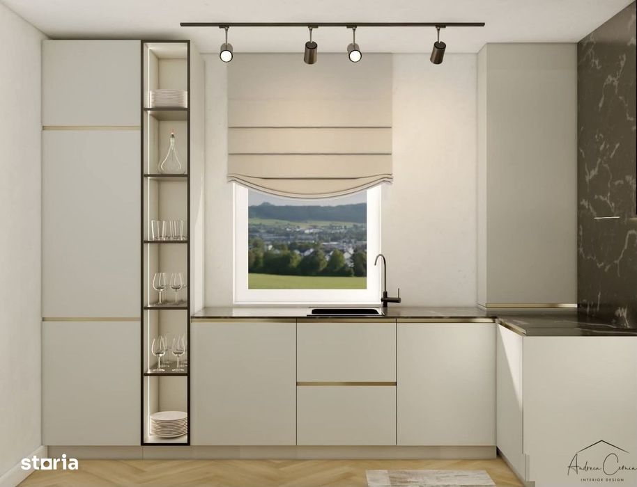 Apartamente noi cu 2 camere, finisate in complex Green Residence