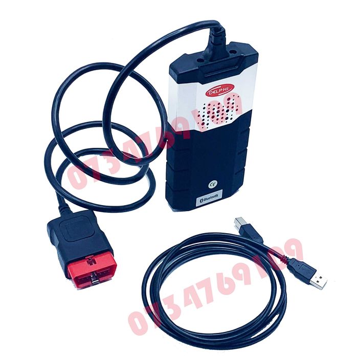 Tester Auto Multimarca Delphi DS150E BT + Set Cabluri Camioane Kit