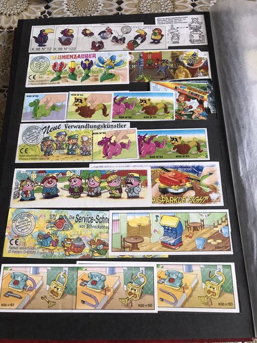 Ретро колекция от KİNDER стикери