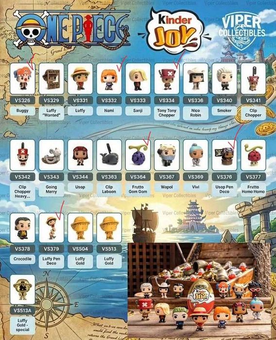 фигурки One piece