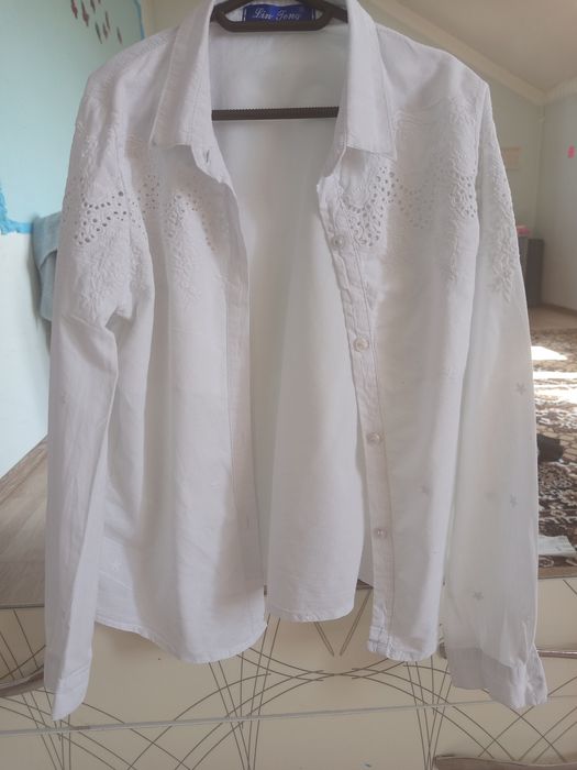 Белые блузки на весну для девочки