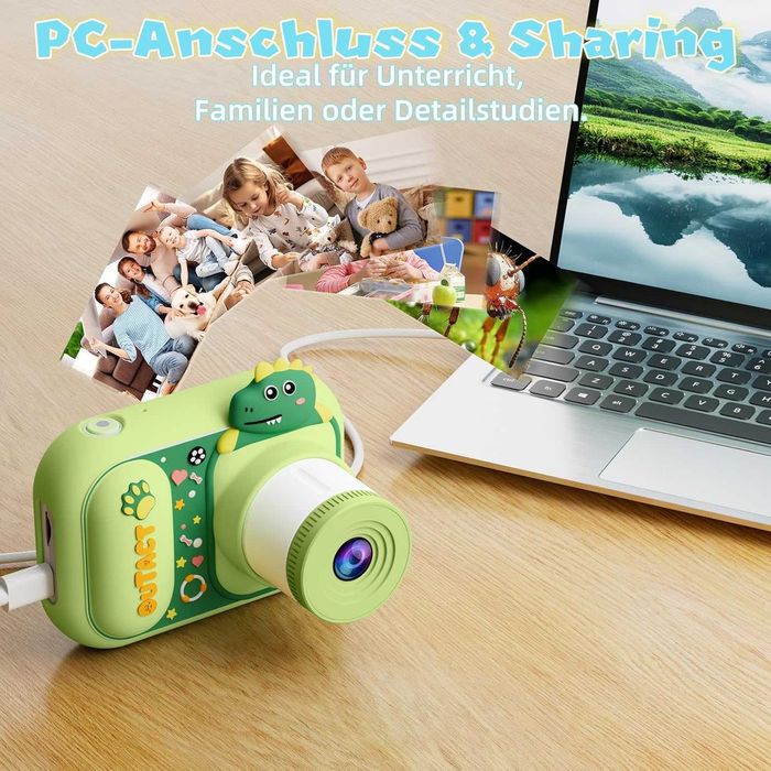 Microscop digital pentru copii, Cameră foto/video, ecran, zoom 1000X