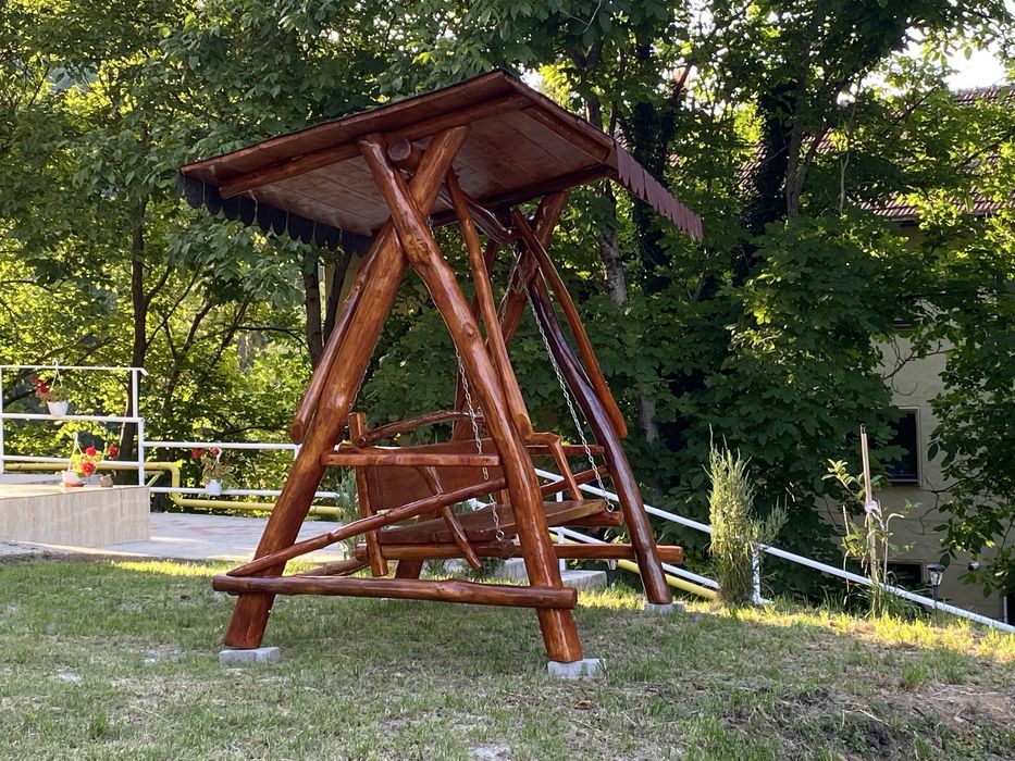 Balansoar/Leagan lemn masiv gradina