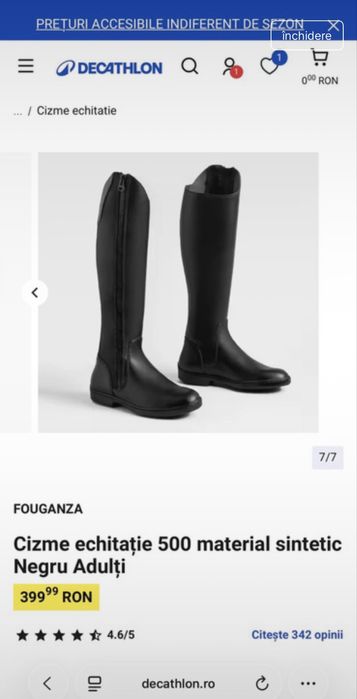 Cizme echitație de iarnă