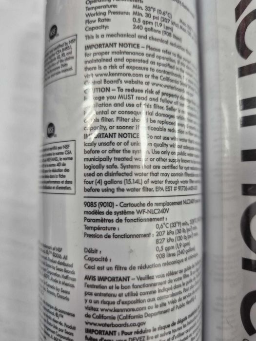 filtre de apă pentru frigider marca Kenmore