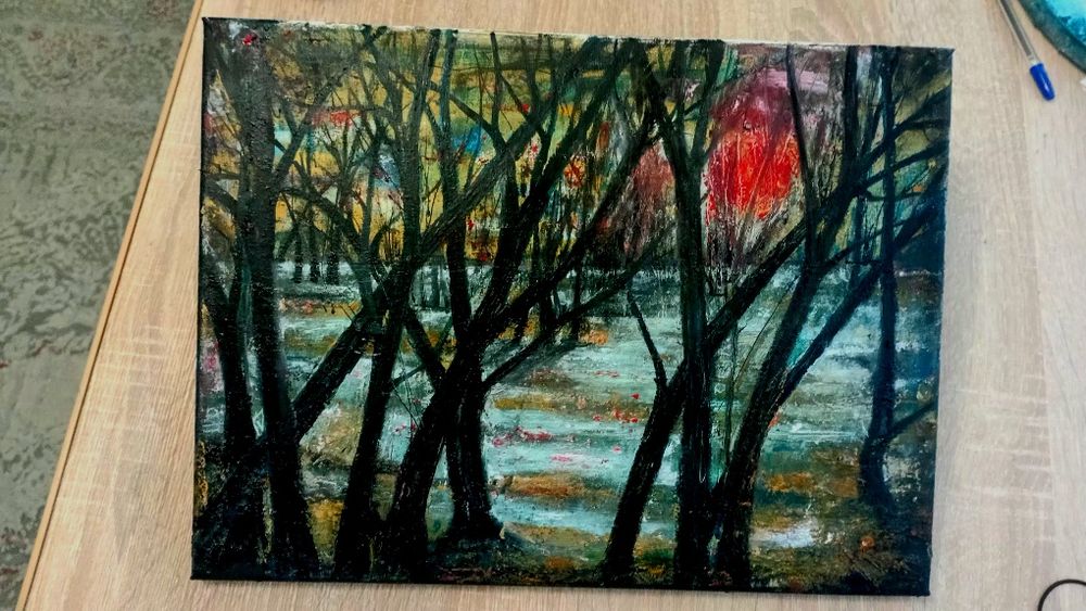 Tablou peisaj de toamna