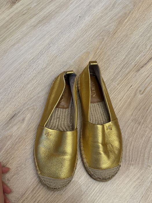 Еспадрили Ralph Lauren в златисто