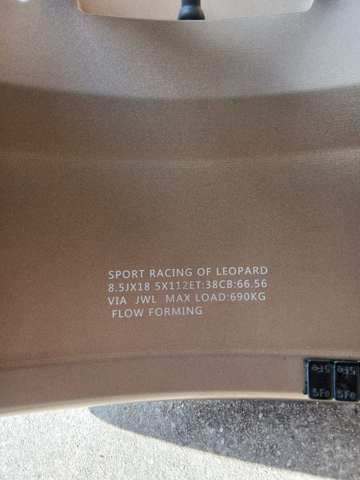 Vând jante aliaj 5x112 r18 Japan Racing noi