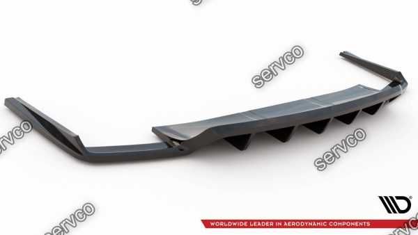 Prelungire lip bara spate Audi SQ7 Q7 Sline Mk2 2015-2019 v5 Maxton
