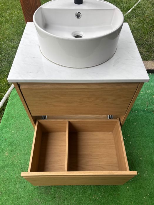 Mobilier de baie - Lavoar Ikea ANGSJON & Baterie Grohe