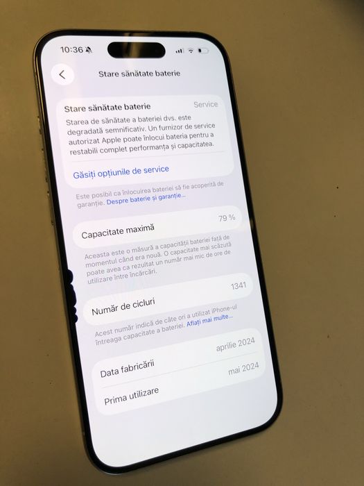 Urgent iPhone 15 Pro 256 GB White