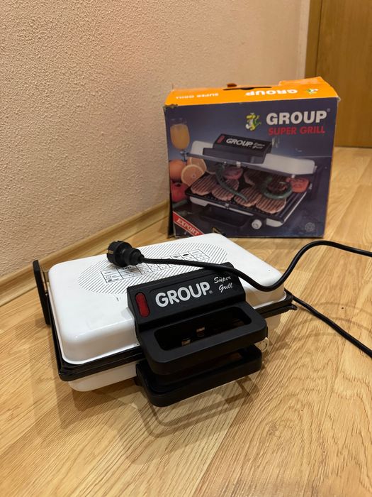 Грил преса Group Super Grill Press - напълно функциониращ с кутия