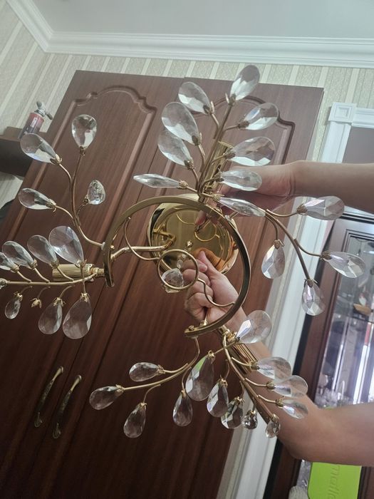 Люстра трёхрожковая