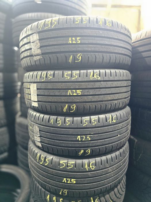 4x 195/55/16 VARA CONTINENTAL 2019 Stare excelentă