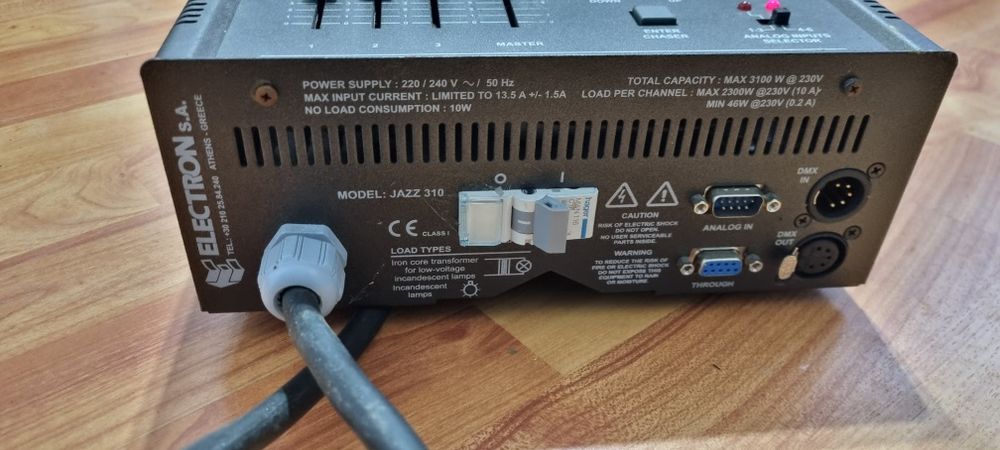 Dimmer lumini Electron Jazz 310, dmx, club, disco, dj