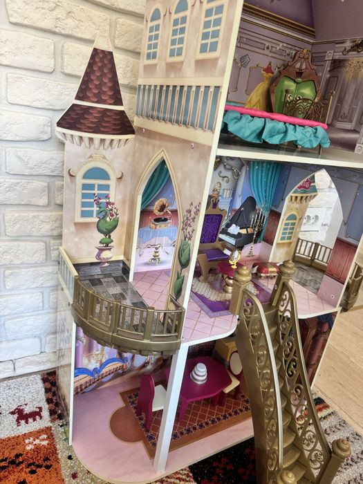 Casuta de Papusi din lemn Printesa - Belle Disney