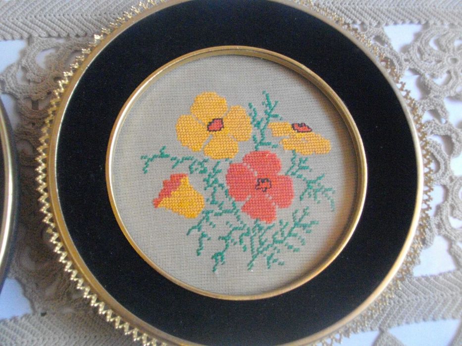 Декорация от Соца/НРБ-Гоблен-ф180мм/Картинно Пано-ф230мм-Български