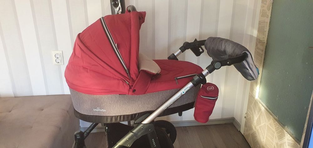 Количка 2в1 Husky Baby design зимно чувалче и ръкавица за дръжката