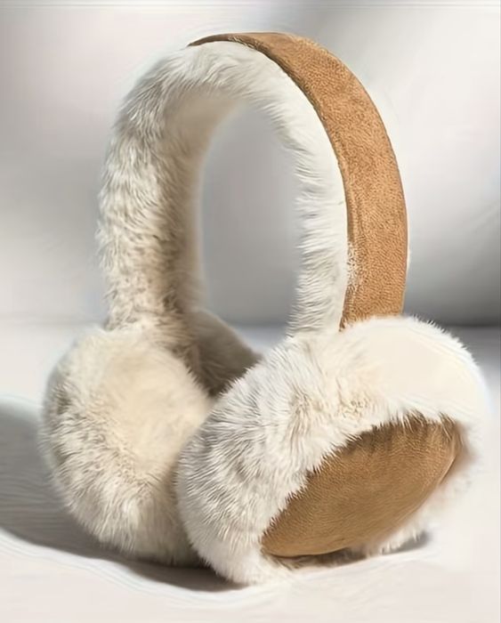 Пухкави зимни наушници