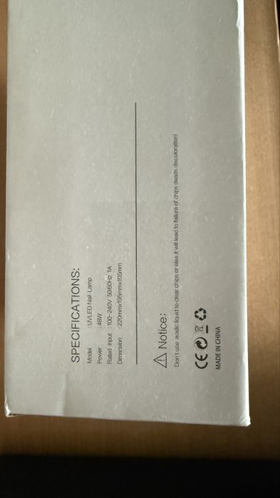 Lampa LED/UV manichiura/pedichiura