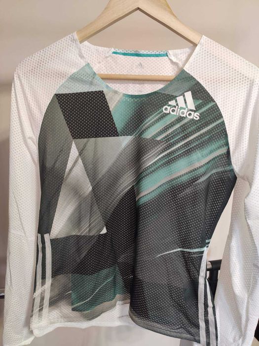 Оригинална дамска тениска с дълъг ръкав Adidas спортна блуза фланелка