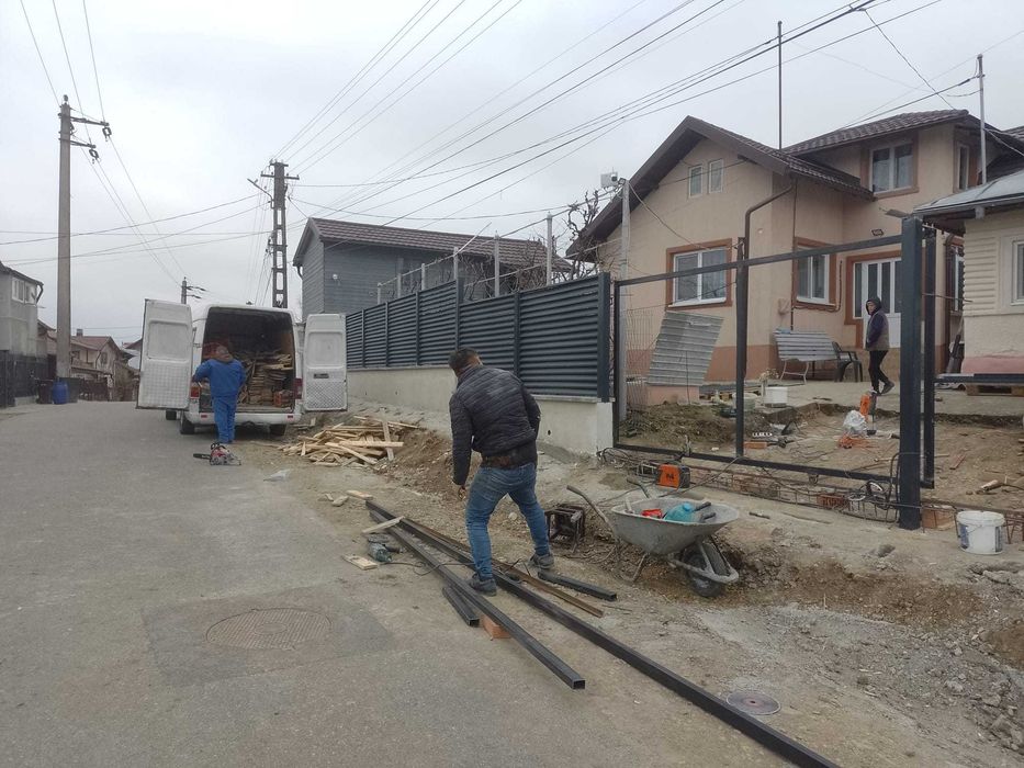 Garduri si porti stil jaluzea, sipca metalica, tabla cutata