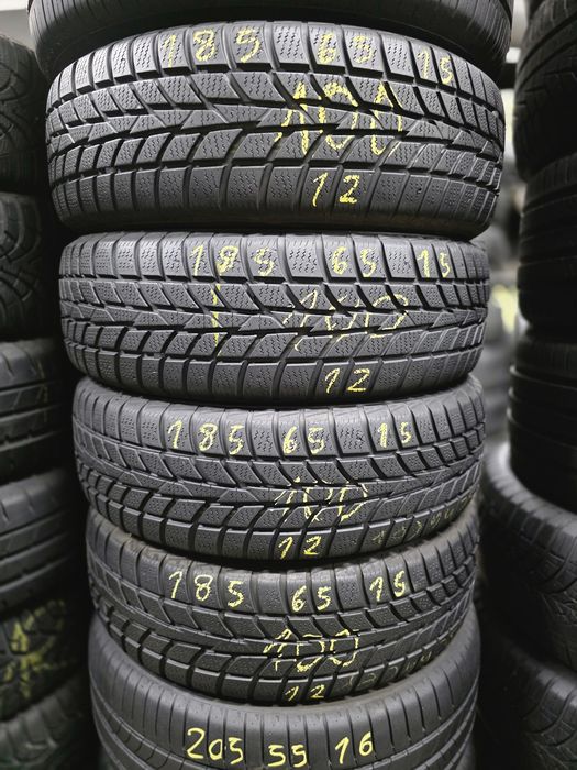 4x 185/65/15 M+S HANKOOK Stare excelenta