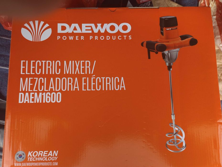 Бъркалка за строителни смеси DAEWOO DAEM1600, 1600 W