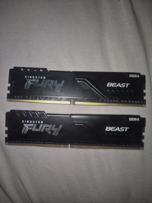 Kingston FURY Beast DDR4 32GB (2x16GB) 3200MHz CL16.