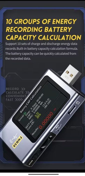 Fnirsi fnb58 usb тестер