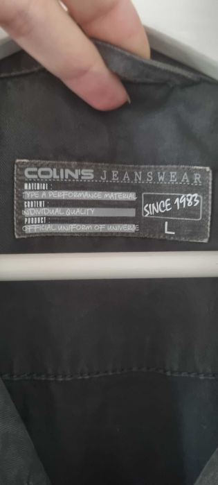 Geaca denim gri de primavara