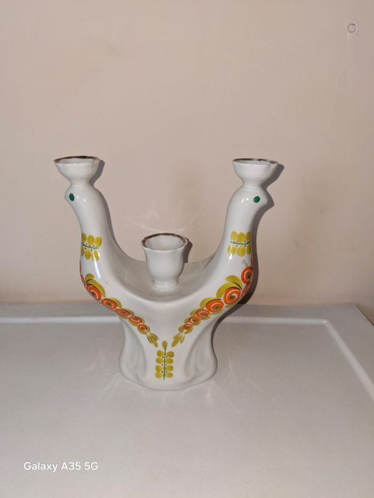 Подсвечник фарфоровый СССР