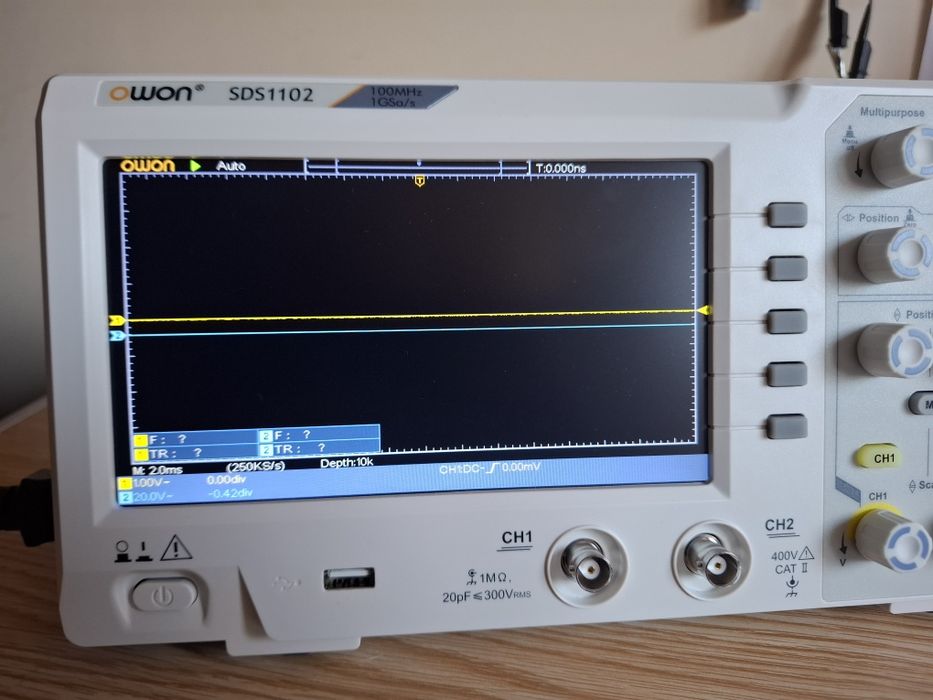 Owon  sds 1102  ( osciloscop )