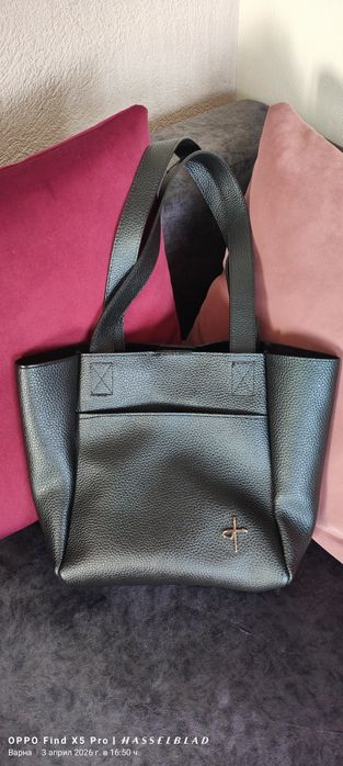 Кожена дамска чанта