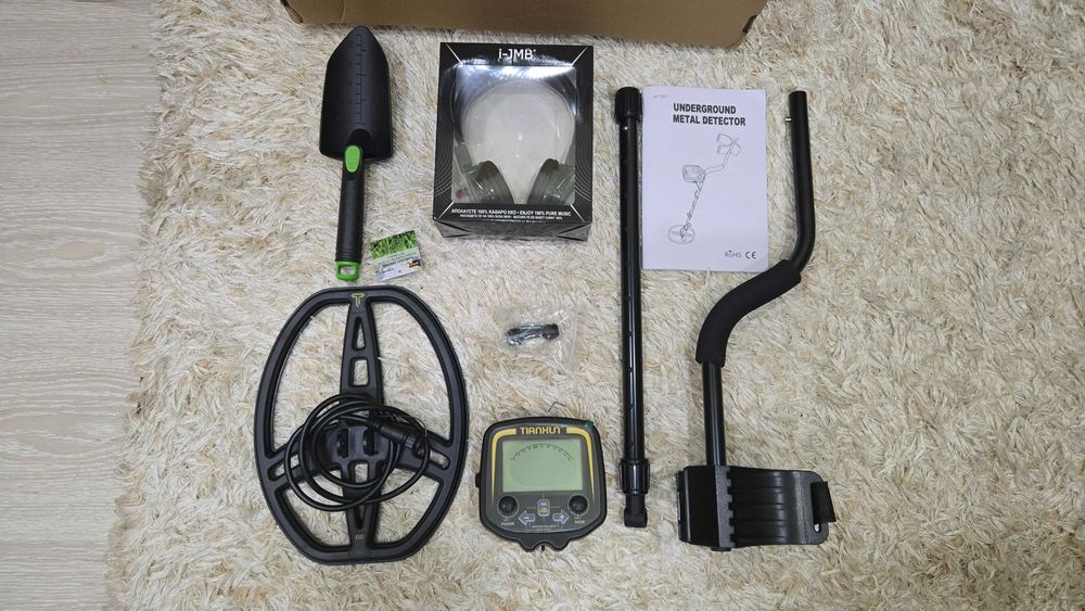 Пълен комплект качествен професионален металотърсач златотърсач