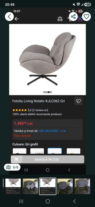 Bluza gri superba noua