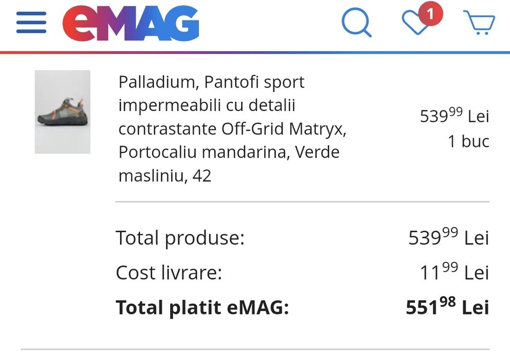 Încălțăminte palladium offgrid matryx 42