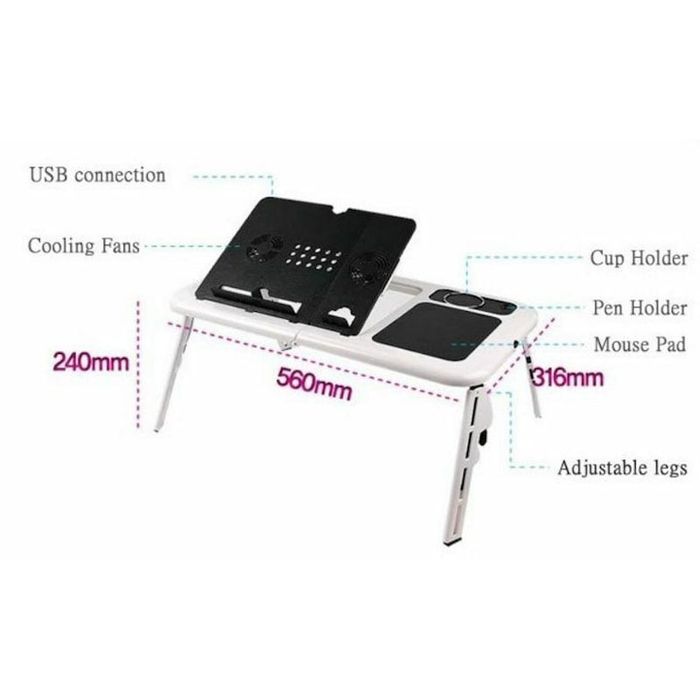 Masa laptop  2 ventilatoare, USB