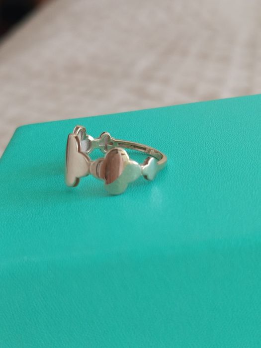 Золотое кольцо стильное