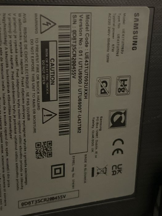 Продавам телевизор на SAMSUNG