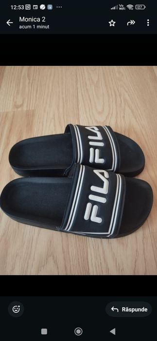 Papuci FILA nr. 36, disponibile 2 perechi