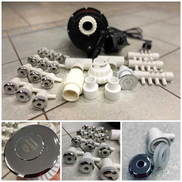 Kit Ciubar jacuzzi - Cuva 200cm/Soba
exterioara/aeromasaj/Capac/BecLed