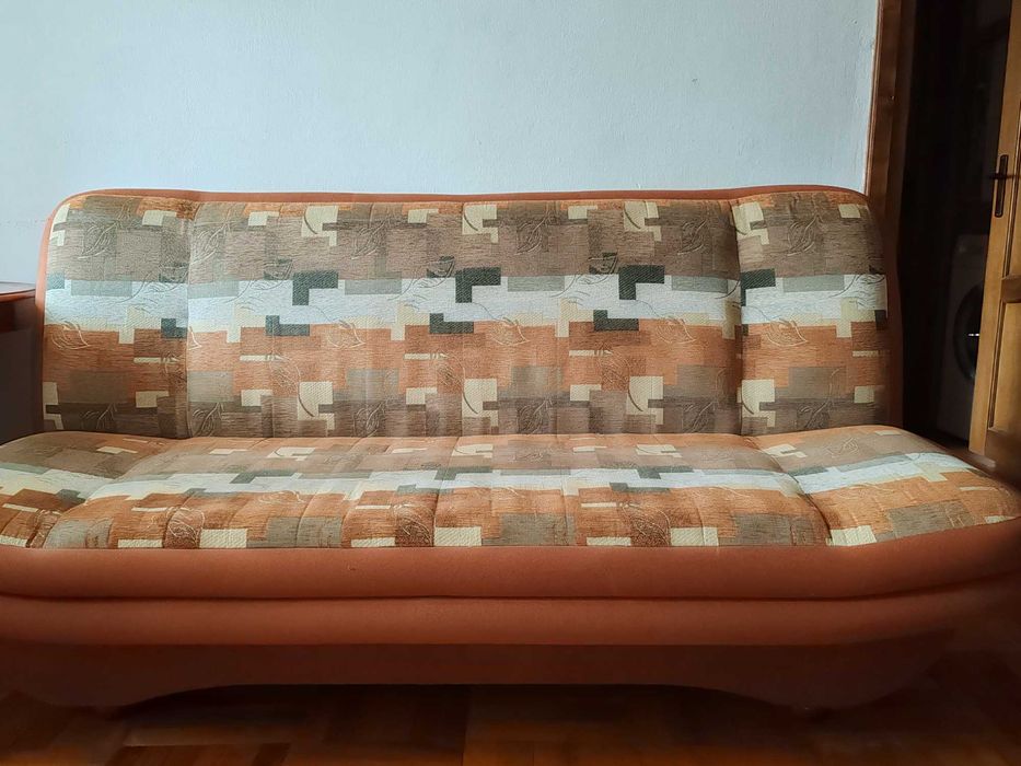 Canapea extensibilă 3 locuri cu lada depozitare