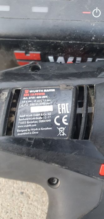 Autofiletanta Wurth Master ABS 18 Power