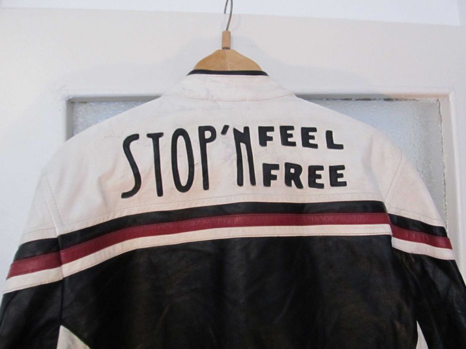 Мъжко кожено яке REJECT мото екипировка, мъжко яке