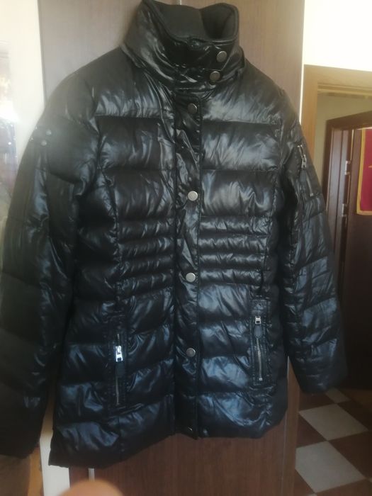 Дамско яке шушляково. Цвят черно.